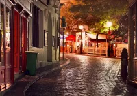 Puzzle Montmartre at night