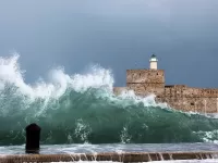 Пазл Море крепость