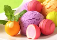 パズル Ice cream and candy