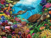 Jigsaw Puzzle Sea turtle