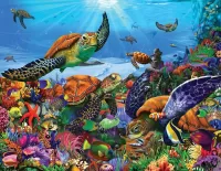 Jigsaw Puzzle Sea turtles
