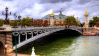 Slagalica Bridge Alexandre III in Paris