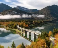 Slagalica Bridge in Bavaria