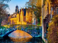 Jigsaw Puzzle Bridge in Bruges