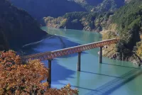 Jigsaw Puzzle bridge in japan