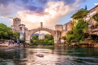 Puzzle Mostar bridge