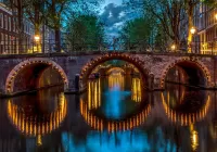 Jigsaw Puzzle Bridges of Amsterdam