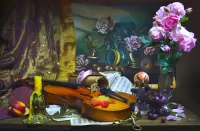 Puzzle Musical still life