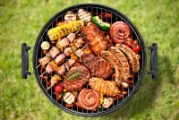 Jigsaw Puzzle Grilled meat