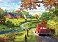 Jigsaw Puzzle To the farm
