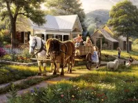 Jigsaw Puzzle On the ranch 1