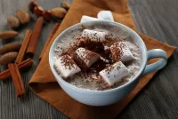 Слагалица Drink with marshmallows