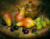 Quebra-cabeça Still life with teapot