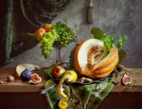 Jigsaw Puzzle Still life with melon