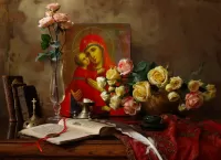 Jigsaw Puzzle Still life with icon