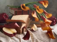 Jigsaw Puzzle Still life with callas