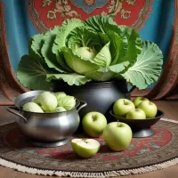 パズル Still life with cabbage