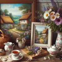 Jigsaw Puzzle Still life with a painting