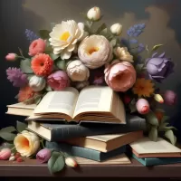 Jigsaw Puzzle Still life with books