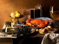 Puzzle Still-life with crab