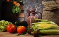Jigsaw Puzzle Still life with corn