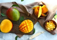 Quebra-cabeça Still life with mango