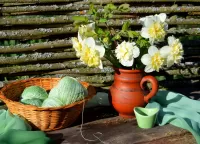 Jigsaw Puzzle Still life with daffodils