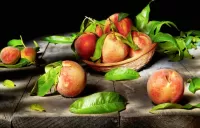 Zagadka Still life with peaches