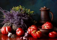 Jigsaw Puzzle Still life with tomato