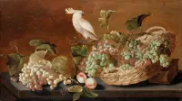 Puzzle Still life with a parrot