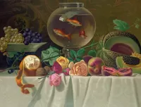 Jigsaw Puzzle Still life with fish