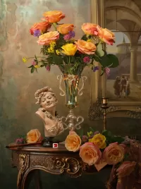 Puzzle Still life with roses
