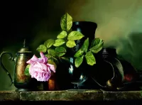 Jigsaw Puzzle Still life with rose