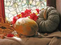 Puzzle Still life with pumpkin
