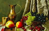 Слагалица Still life with grapes