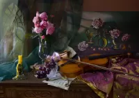 Jigsaw Puzzle Still life with violin