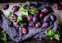 Rätsel Still life with plums
