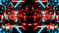 Jigsaw Puzzle Neon fractal