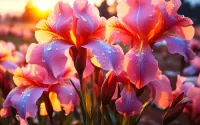 Quebra-cabeça Delicate irises
