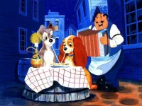 Jigsaw Puzzle Lady and the Tramp