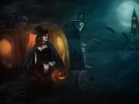 Пазл Ночь на Хэллоуин