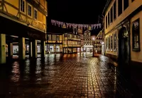 Jigsaw Puzzle Night in the old town
