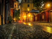 Bulmaca Night in the old city
