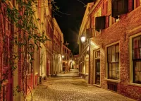 Jigsaw Puzzle Night in the old town