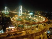 Quebra-cabeça night interchange