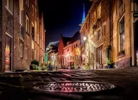 Quebra-cabeça Night Bruges