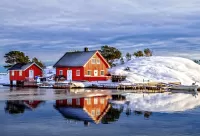 Пазл Норвежская зима
