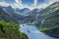 Bulmaca Norwegian fjords