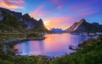 Bulmaca Norwegian landscape