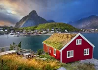 Jigsaw Puzzle norwegian landscape